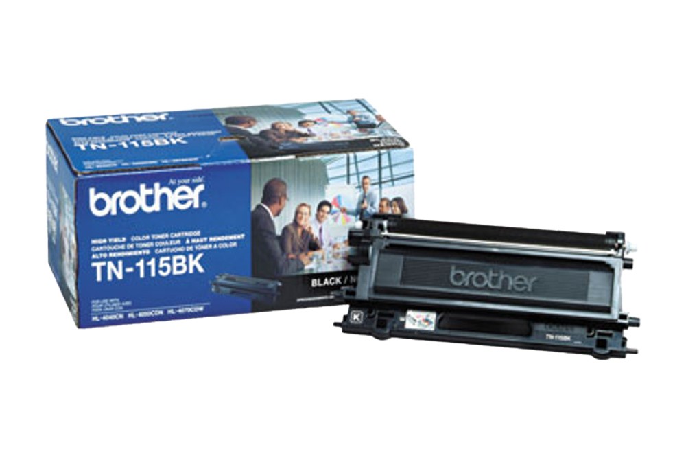BROTHER TN-115BK BLACK TONER CARTRIDGE Orijinal teknoser.net Zımba Teli