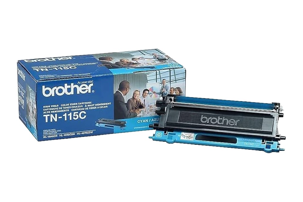 BROTHER TN-115C CYAN TONER CARTRIDGE Orijinal teknoser.net Zımba Teli