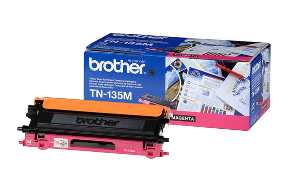 BROTHER TN-135M MAGENTA TONER CARTRIDGE Orijinal teknoser.net Zımba Teli