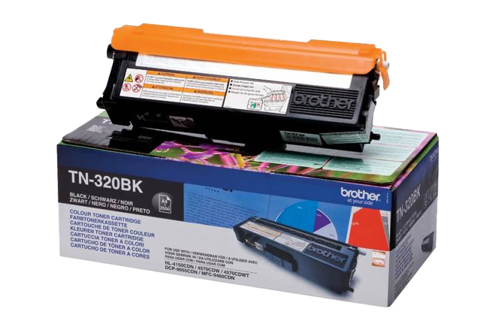 BROTHER TN-320BK BLACK TONER CARTRIDGE Orijinal teknoser.net Zımba Teli