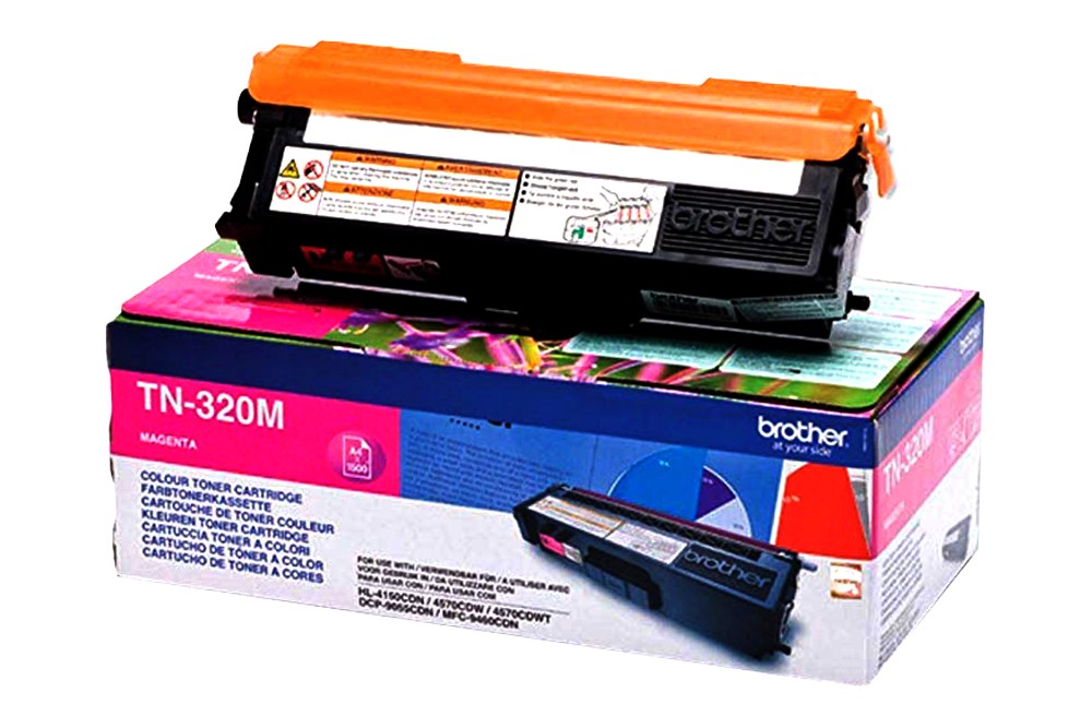 BROTHER TN-320M MAGENTA TONER CARTRIDGE Orijinal teknoser.net Zımba Teli