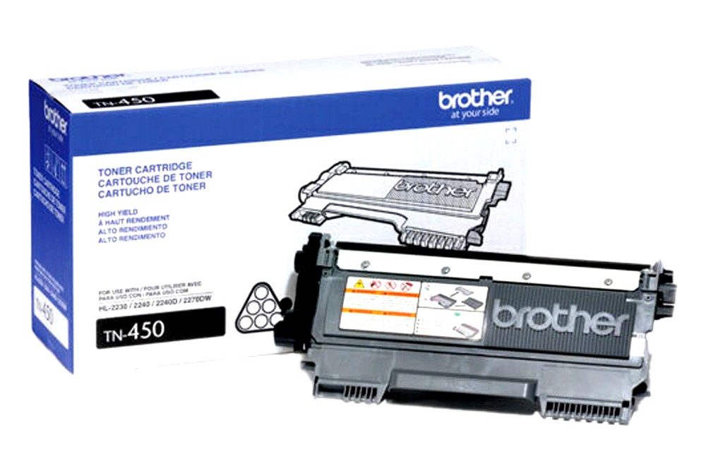 BROTHER TN-450 BLACK TONER CARTRIDGE Orijinal teknoser.net Zımba Teli